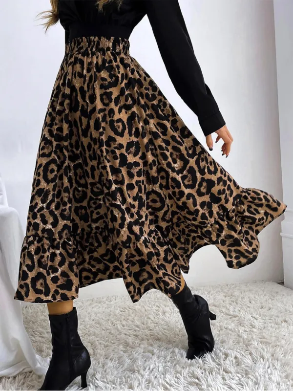 Sexy Leopard Print High Waist Skirt sold by Like My Choice