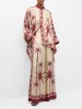 Exquisite Palm Tree Oversized Loose Print Pocket Stretch Wide Leg Pants sold by Like My Choice