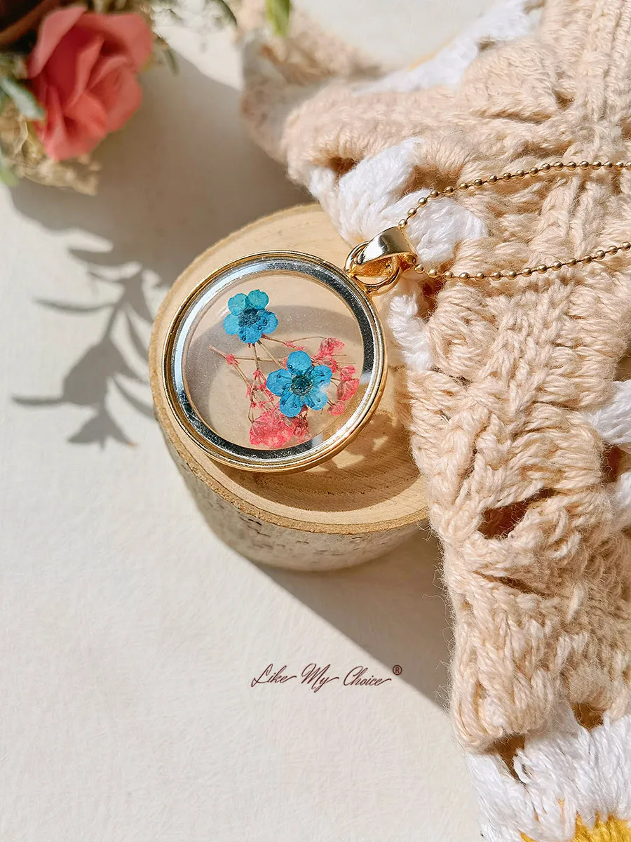 Gypsophila Daffodil Bridal Bouquet Necklace sold by Like My Choice product image thumbnail 5