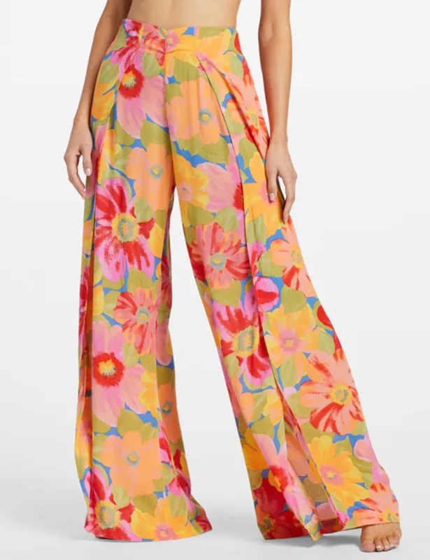 Split Spirit Floral Pants sold by Like My Choice