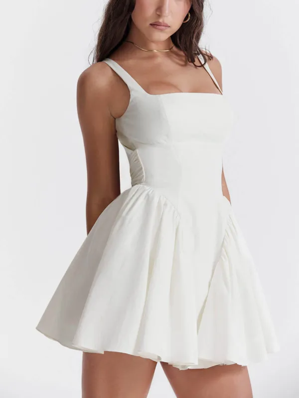Ivory Bow Mini Dress sold by Like My Choice