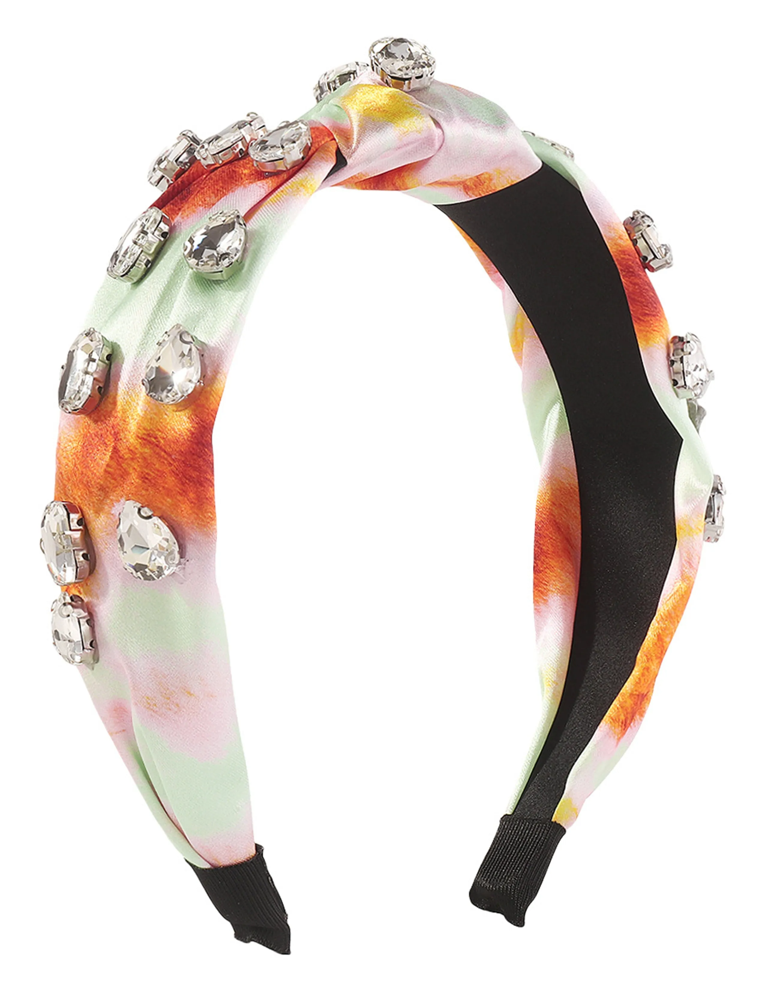 Knotted Tie-Dye Rhinestone Headband sold by Like My Choice product image thumbnail 4