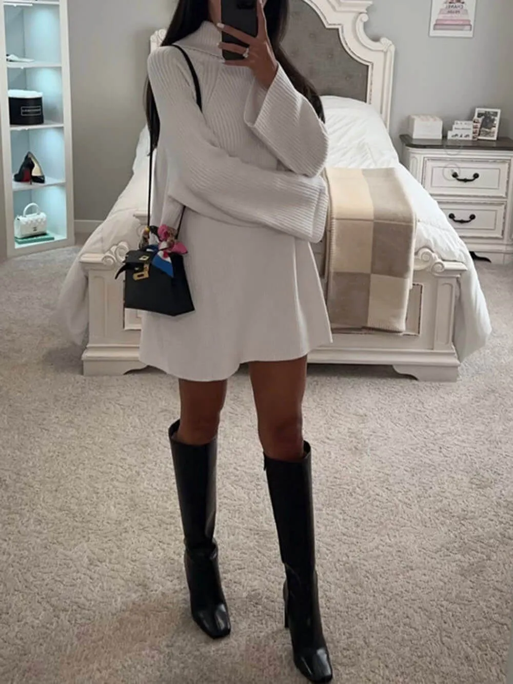 Loose Turtleneck Sweater sold by Like My Choice product image thumbnail 3