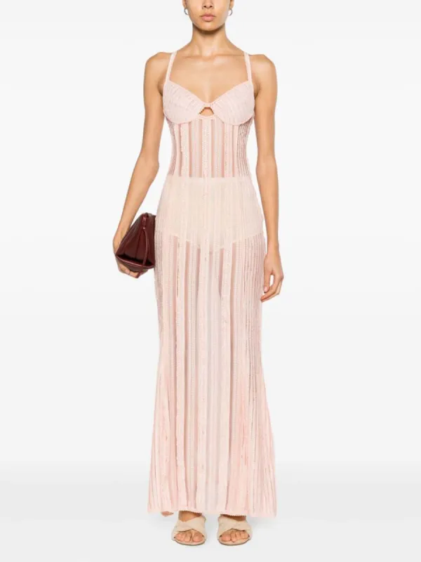 Exquisite Backless Lace Maxi Dress sold by Like My Choice