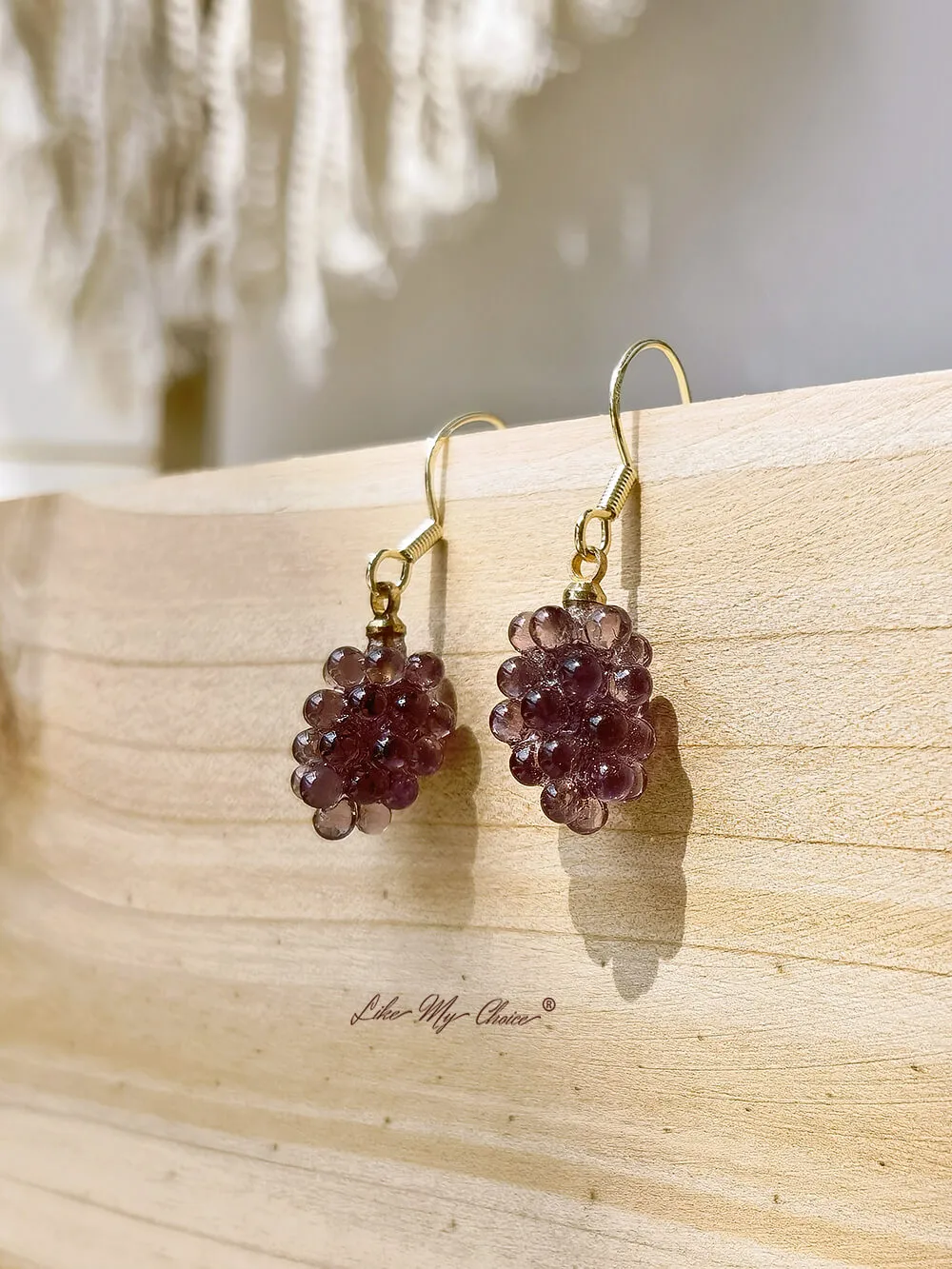 Purple Grape Earrings sold by Like My Choice product image thumbnail 2