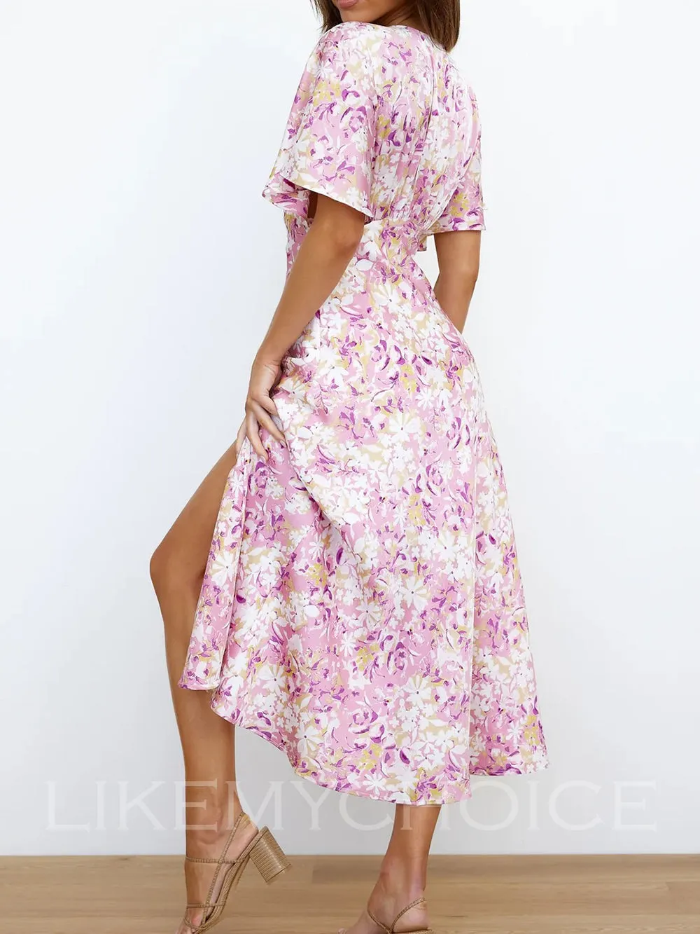 Tulpa Floral Midi Dress sold by Like My Choice product image thumbnail 3