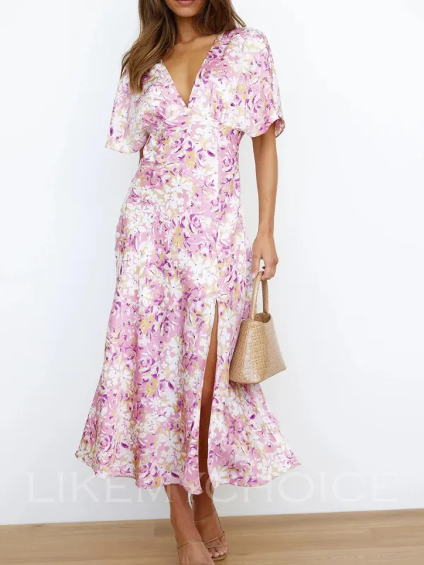 Tulpa Floral Midi Dress sold by Like My Choice