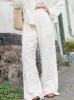 Unique Holiday Style Jacquard Casual Loose Wide Leg Pants sold by Like My Choice