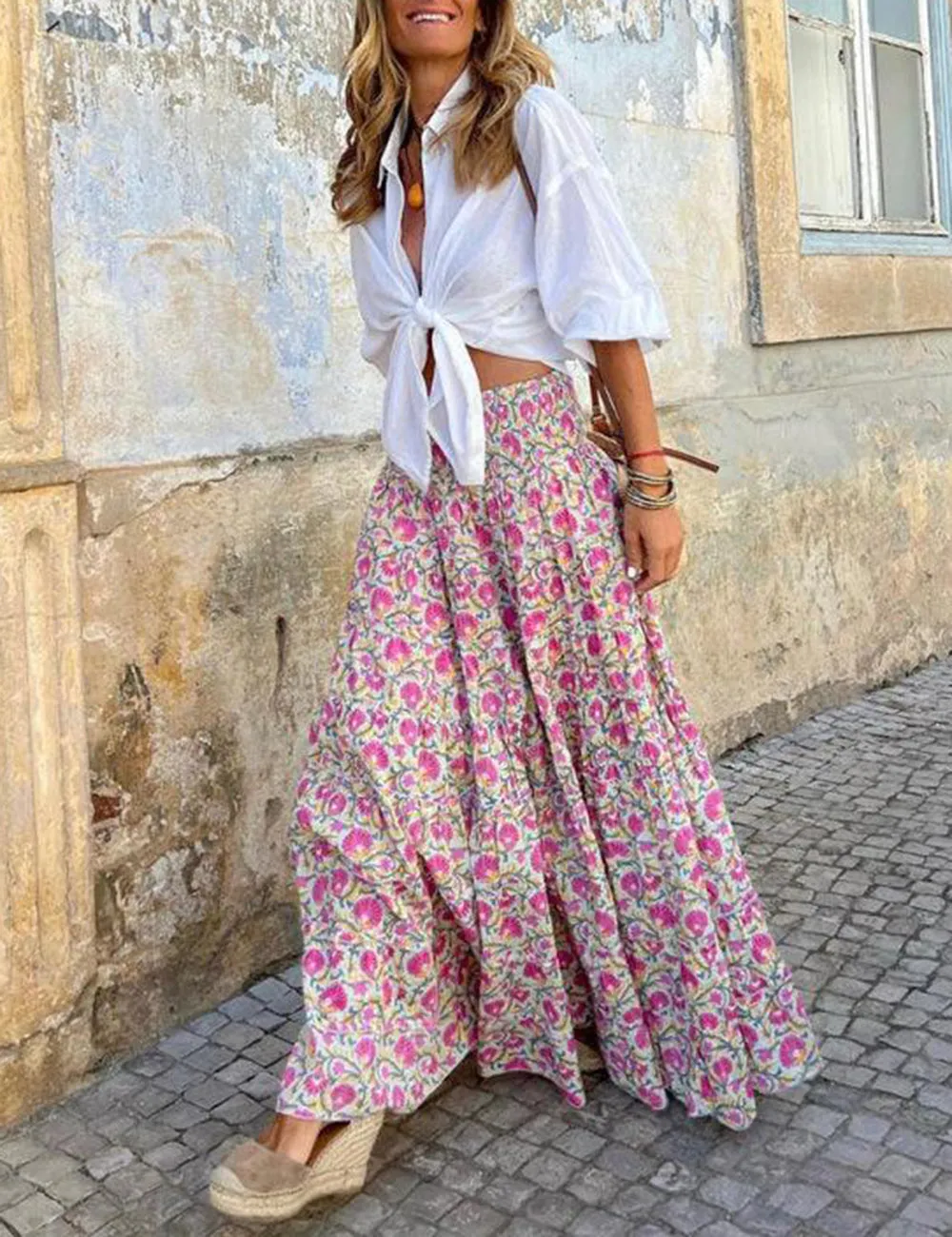 Resort Style Casual Printed Skirt sold by Like My Choice product image thumbnail 5