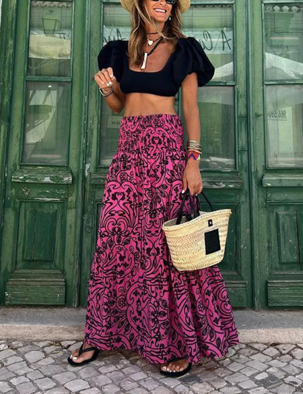 Resort Style Casual Printed Skirt sold by Like My Choice product image thumbnail 2