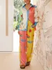 Unique Vacation Print Elastic Waist Pocket Pants sold by Like My Choice
