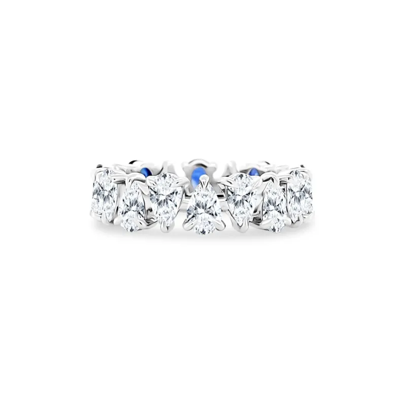 Rotating Pear Band sold by LINDSEY LEIGH JEWELRY