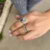 Petite Aquamarine Chasing Pear sold by LINDSEY LEIGH JEWELRY