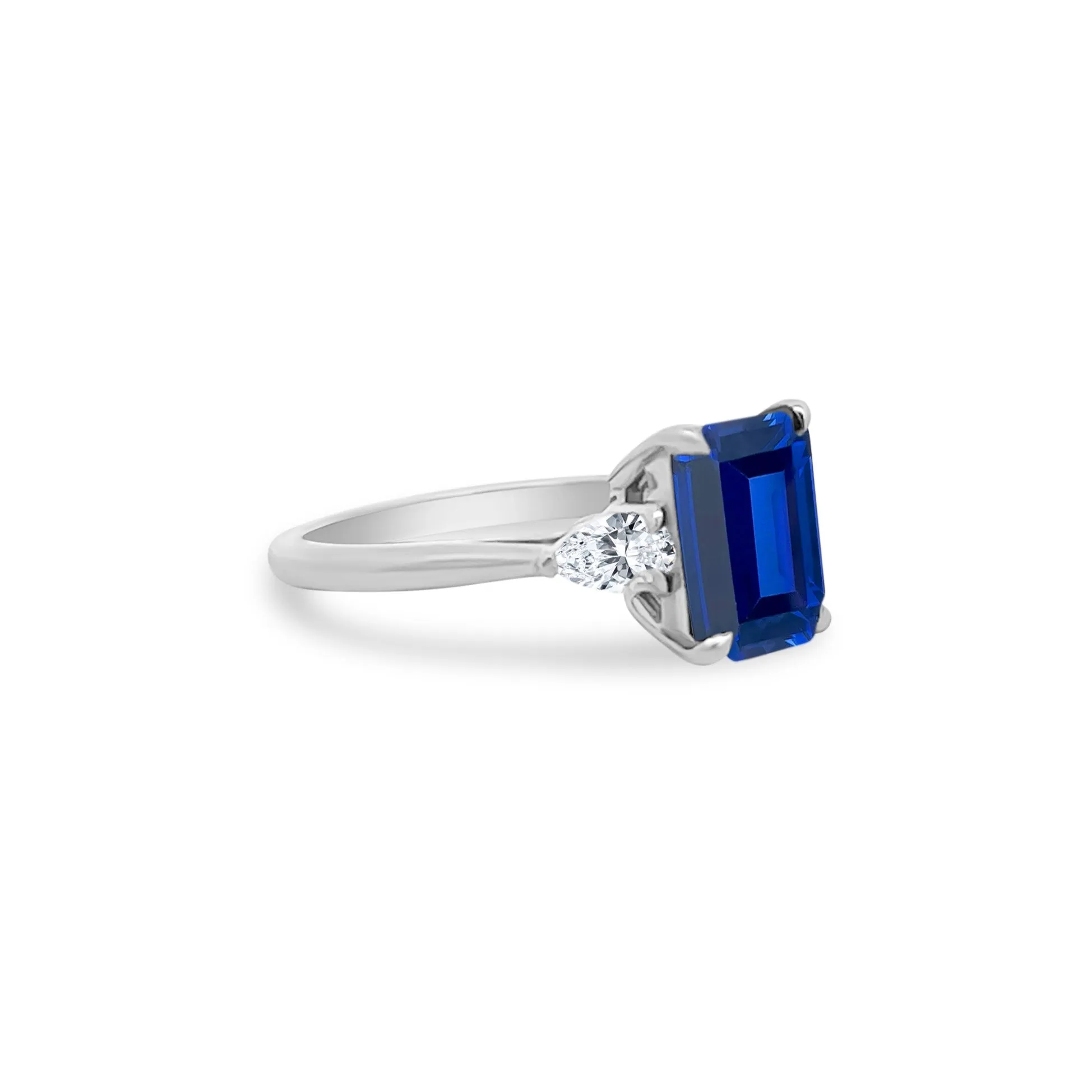 LLJ Signature Blue Sapphire Ring sold by LINDSEY LEIGH JEWELRY product image thumbnail 5