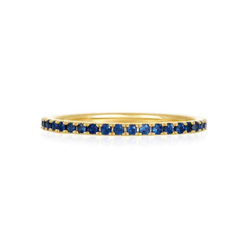 TIBAL Sapphire Eternity Band sold by LINDSEY LEIGH JEWELRY