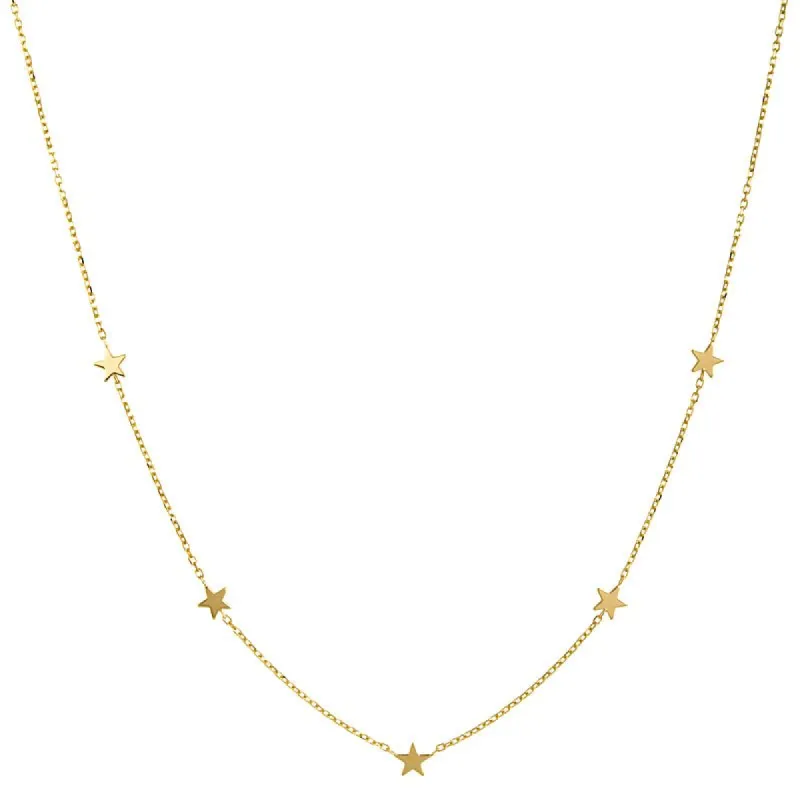 Gold Star Necklace sold by LINDSEY LEIGH JEWELRY