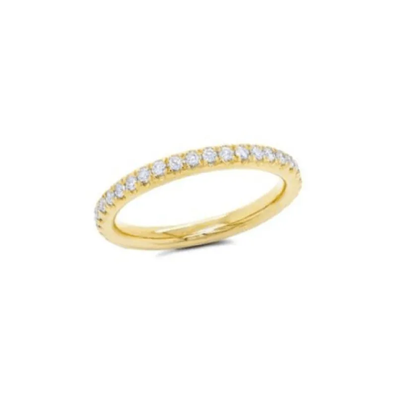 Diamond Fishtail Eternity Band sold by LINDSEY LEIGH JEWELRY