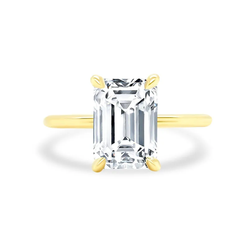 Emerald Cut Solitaire sold by LINDSEY LEIGH JEWELRY