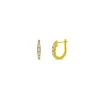 Petite Graduated Diamond Huggies sold by LINDSEY LEIGH JEWELRY
