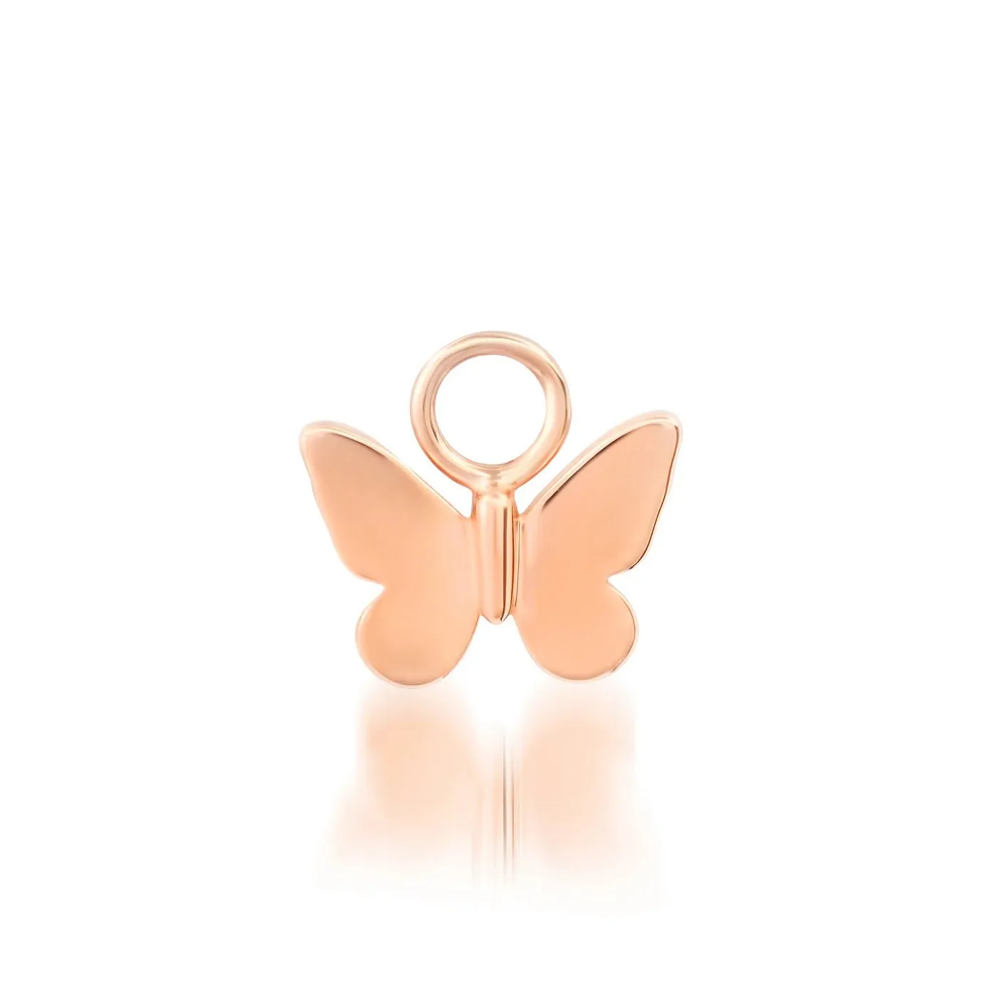 Gold Butterfly Huggie Charm sold by LINDSEY LEIGH JEWELRY product image thumbnail 5