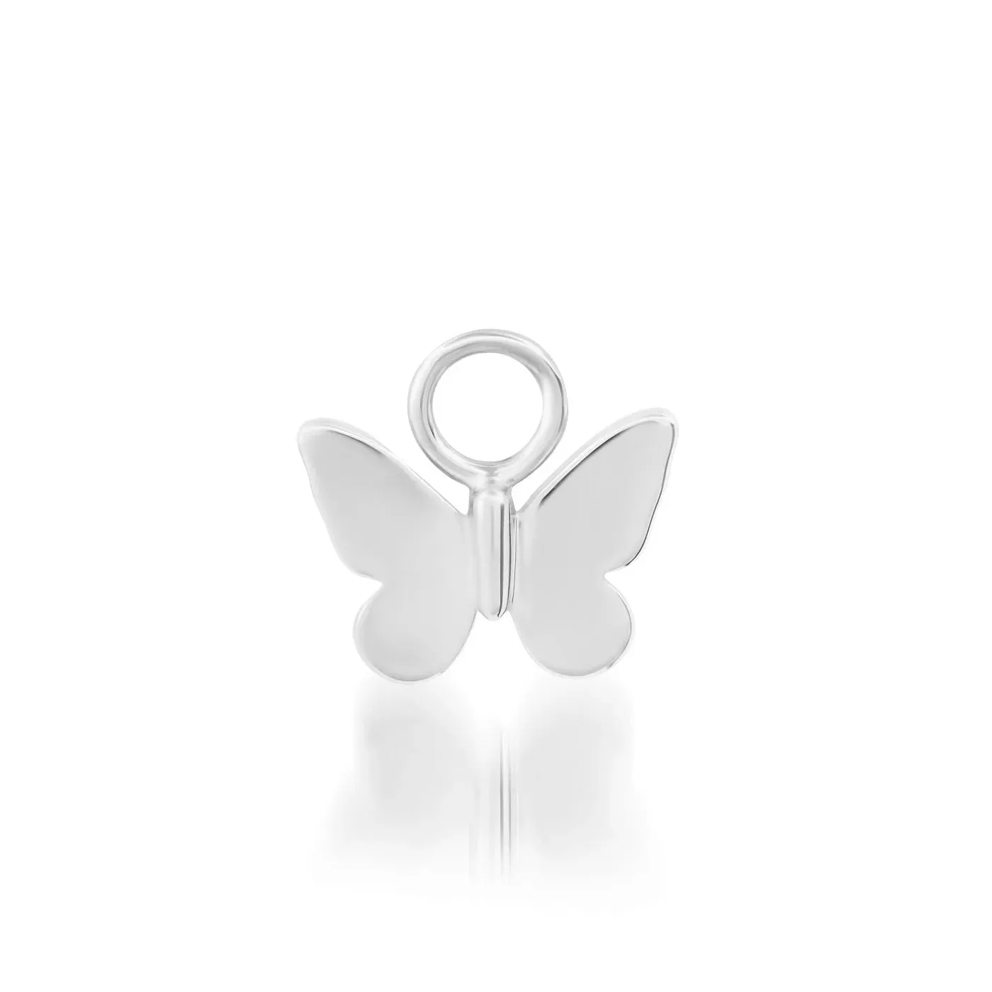 Gold Butterfly Huggie Charm sold by LINDSEY LEIGH JEWELRY product image thumbnail 4