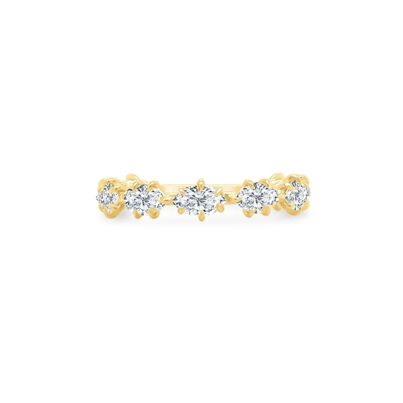Chasing Marquise Eagle Prong Band sold by LINDSEY LEIGH JEWELRY