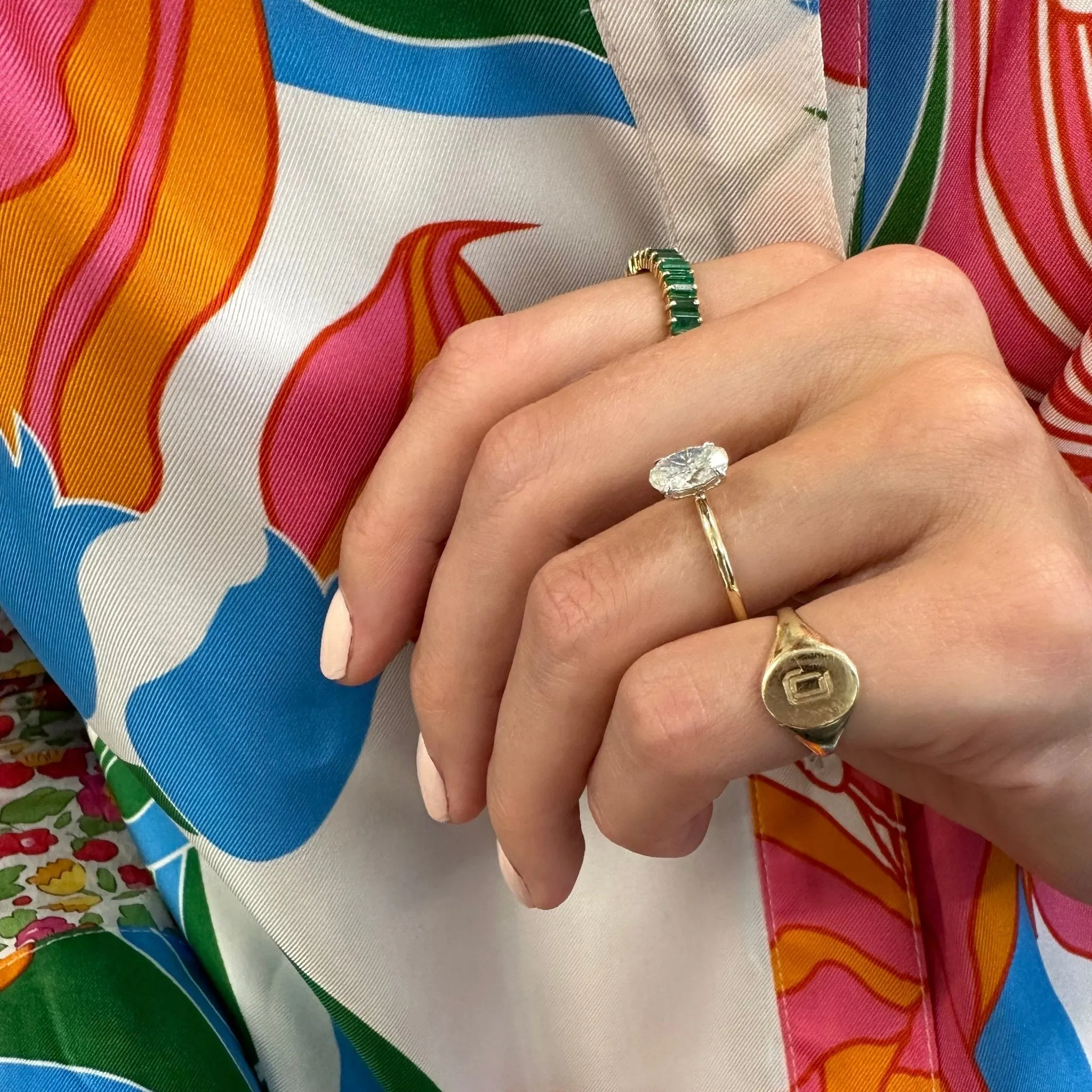 1.21ct Oval Mined Diamond Solitaire sold by LINDSEY LEIGH JEWELRY product image thumbnail 5