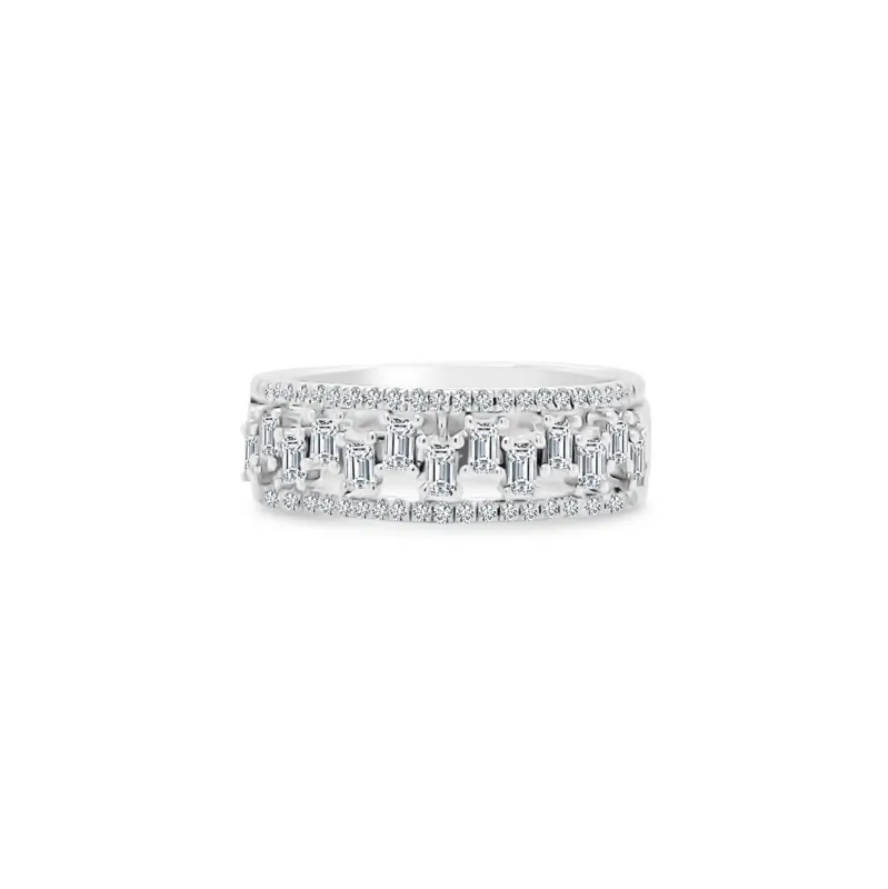 Baguette Cage Band sold by LINDSEY LEIGH JEWELRY