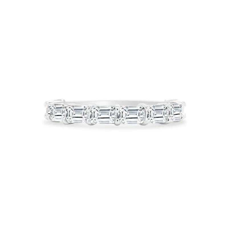 Chasing Emerald Cut Band sold by LINDSEY LEIGH JEWELRY