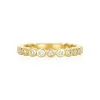 Diamond Bezel Band sold by LINDSEY LEIGH JEWELRY