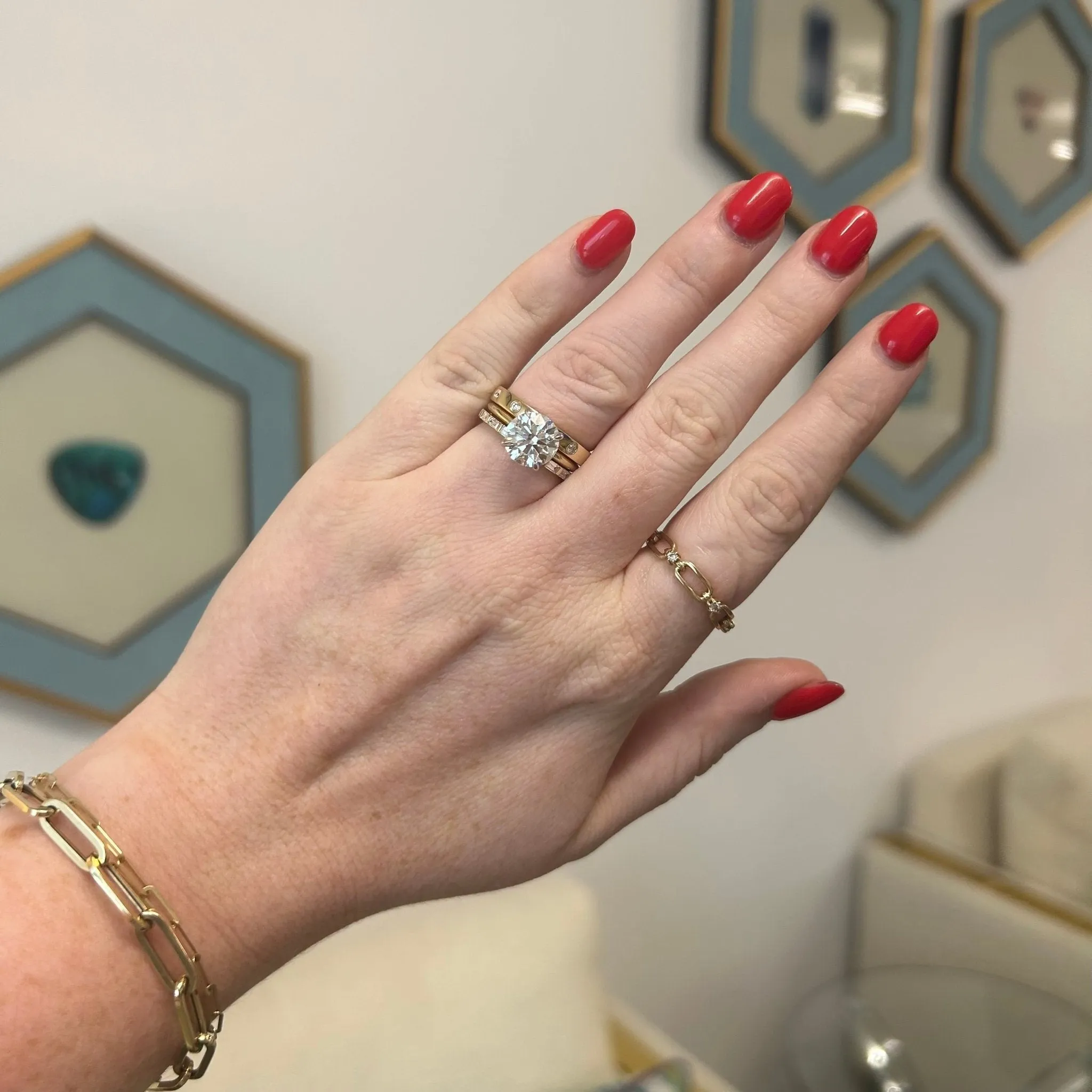 3.10ct Round Diamond Solitaire sold by LINDSEY LEIGH JEWELRY product image thumbnail 5