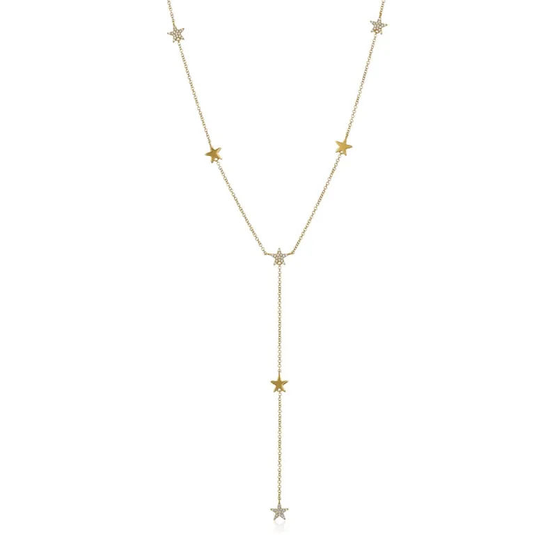 Diamond Star Lariat sold by LINDSEY LEIGH JEWELRY