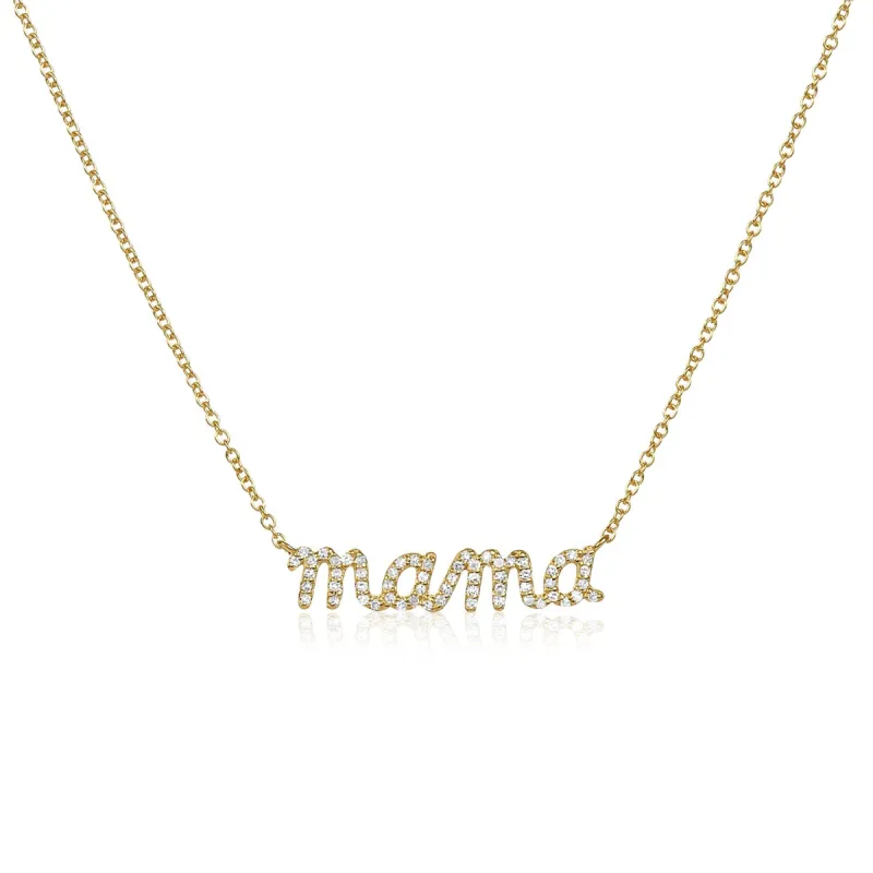 Diamond Mama Necklace sold by LINDSEY LEIGH JEWELRY