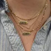 Diamond Bar ID Necklace sold by LINDSEY LEIGH JEWELRY