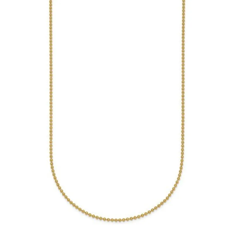 Gold Bead Chain sold by LINDSEY LEIGH JEWELRY