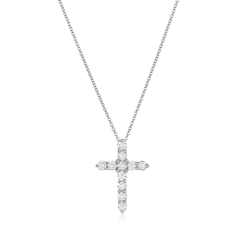 Diamond Cross Necklace sold by LINDSEY LEIGH JEWELRY