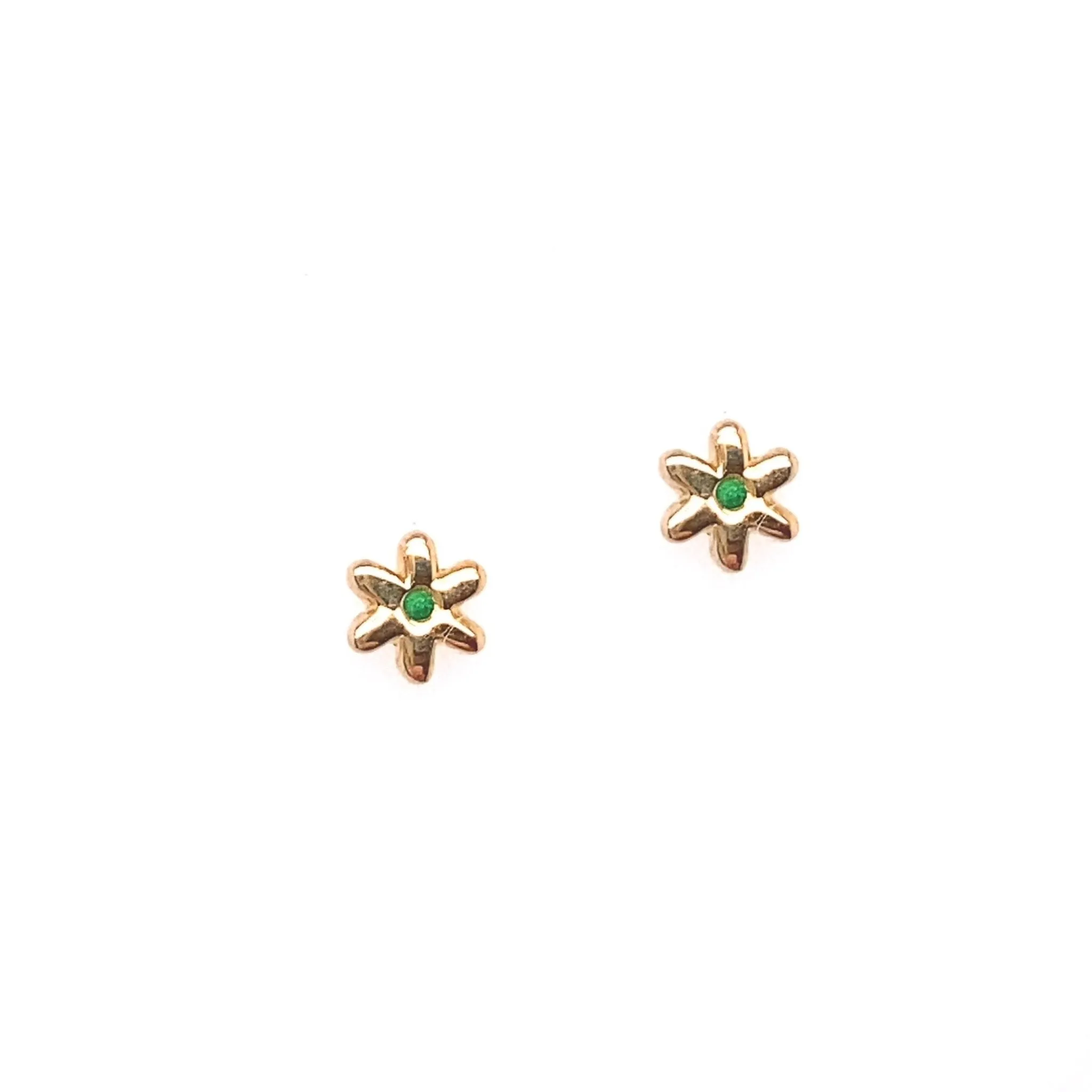 Mini Flower Stud sold by LINDSEY LEIGH JEWELRY