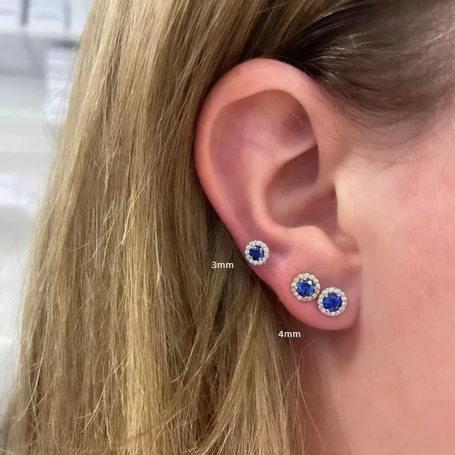 Chatham Sapphire Earrings sold by LINDSEY LEIGH JEWELRY product image thumbnail 4