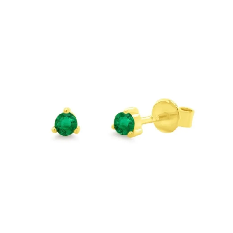 Petite Gemstone Studs sold by LINDSEY LEIGH JEWELRY