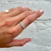 Petite Diamond Eternity Band sold by LINDSEY LEIGH JEWELRY