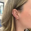 Diamond Drop Stud sold by LINDSEY LEIGH JEWELRY