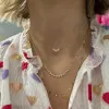 Graduated Pear Diamond Necklace sold by LINDSEY LEIGH JEWELRY