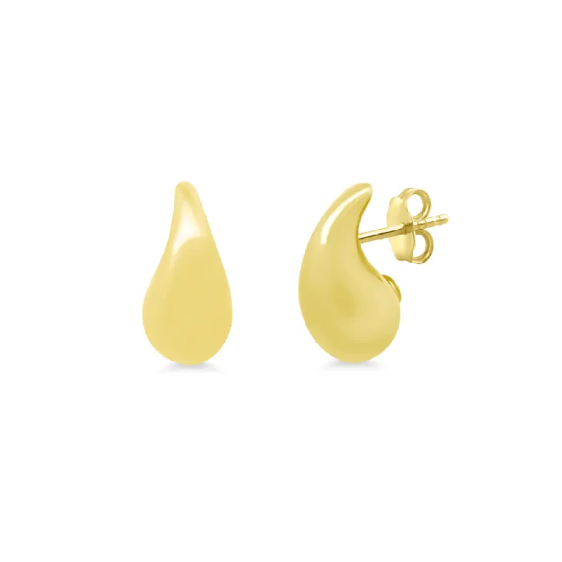 Gold Tear Drop Earrings sold by LINDSEY LEIGH JEWELRY