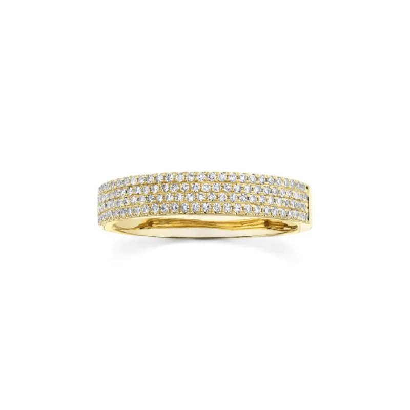 4 Row Pave Band sold by LINDSEY LEIGH JEWELRY