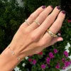 Triple Row Diamond Station Band sold by LINDSEY LEIGH JEWELRY