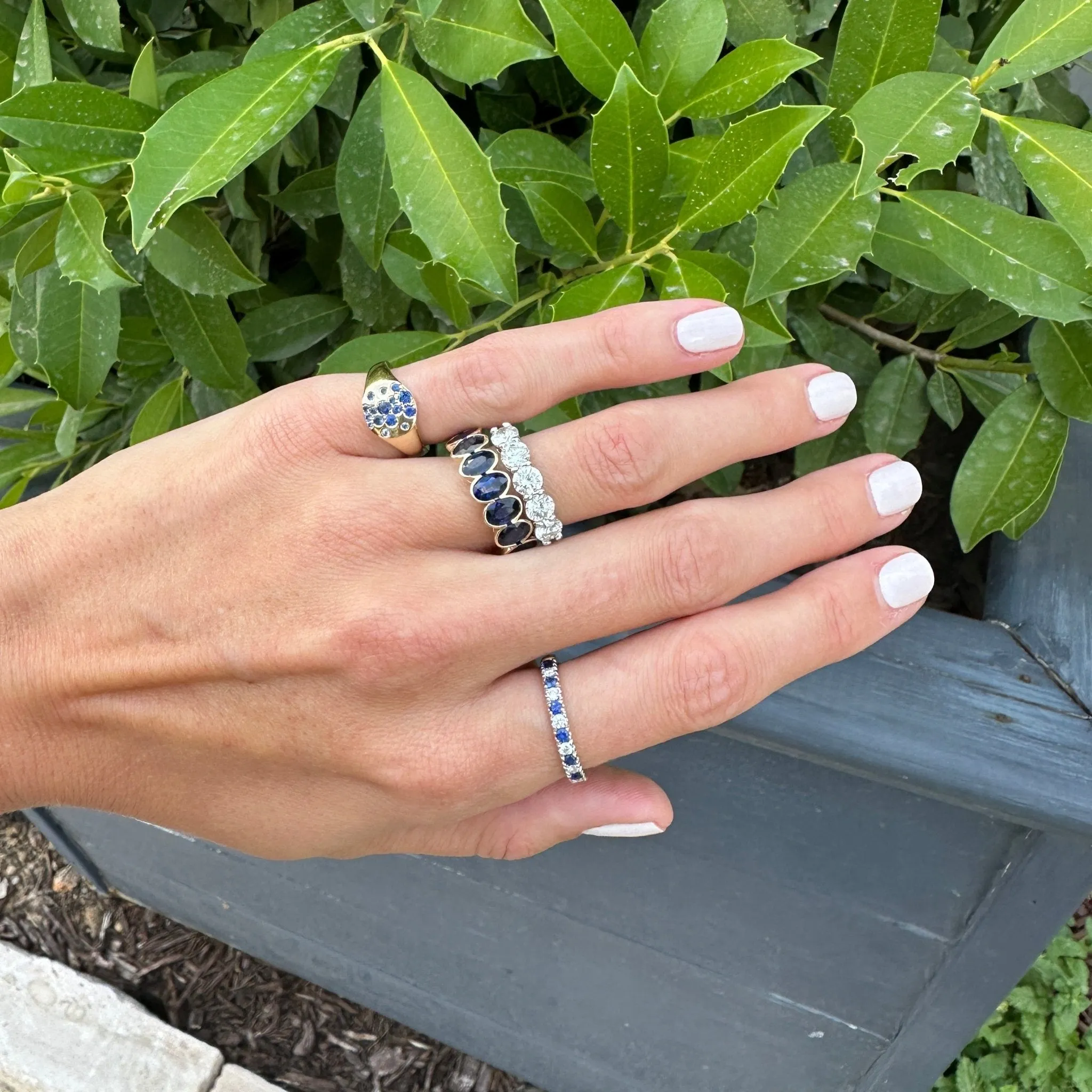 5 Diamond Band sold by LINDSEY LEIGH JEWELRY product image thumbnail 4