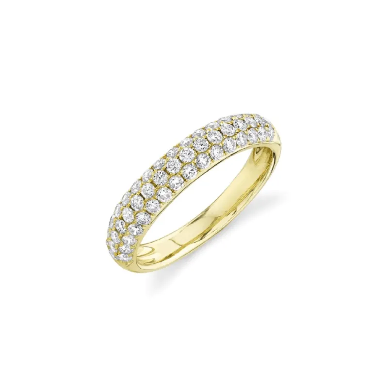 Diamond Domed Band sold by LINDSEY LEIGH JEWELRY