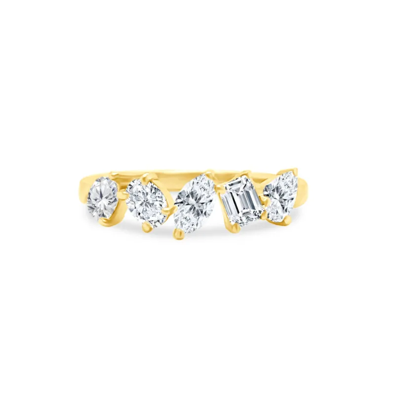 Fancy Shape Diamond Band sold by LINDSEY LEIGH JEWELRY
