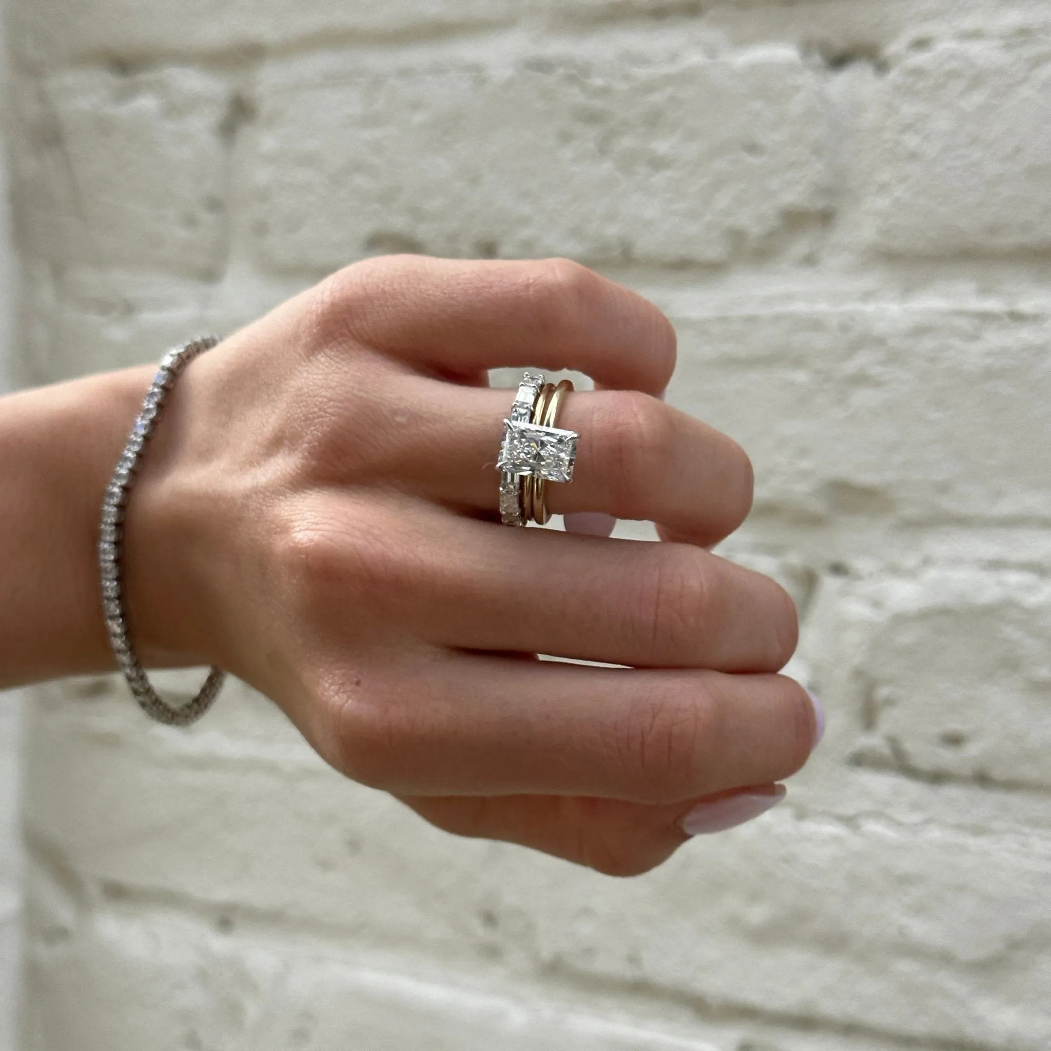 2.51ct Radiant Diamond Solitaire sold by LINDSEY LEIGH JEWELRY product image thumbnail 5