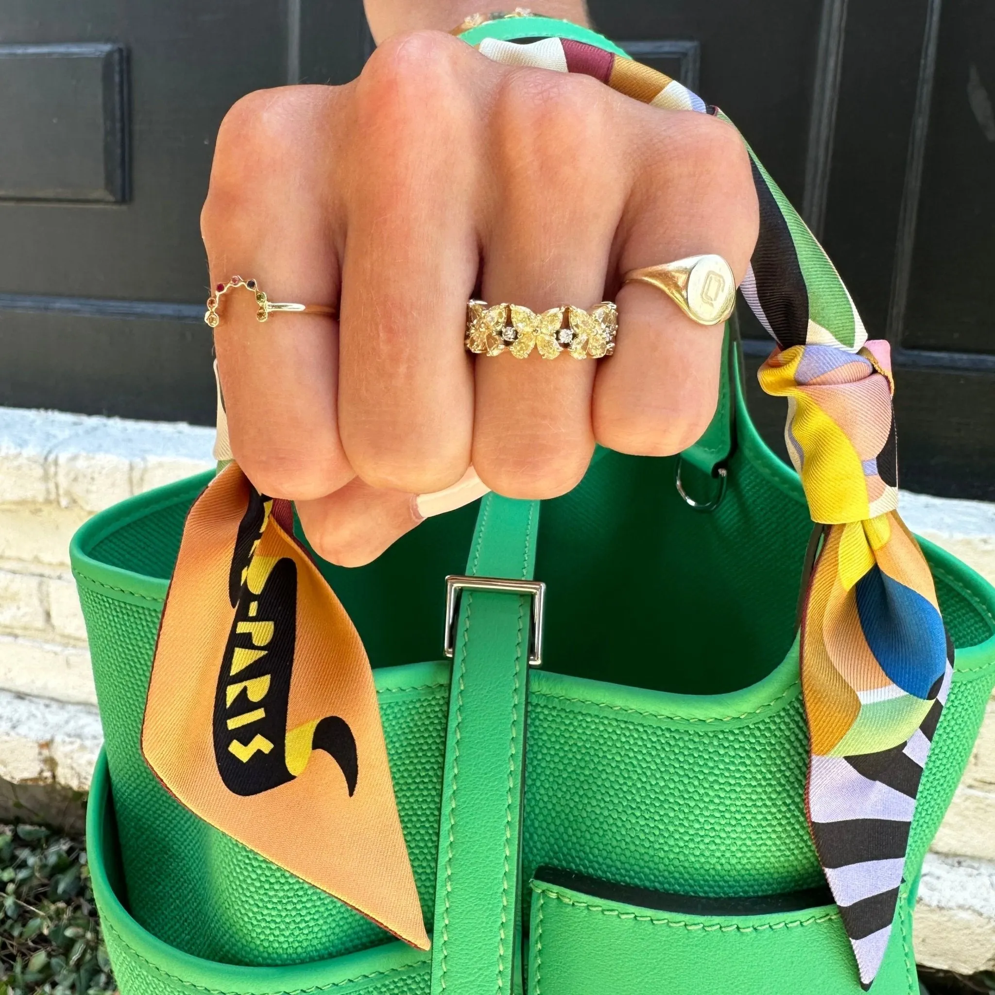 Diamond Butterfly Ring sold by LINDSEY LEIGH JEWELRY product image thumbnail 4